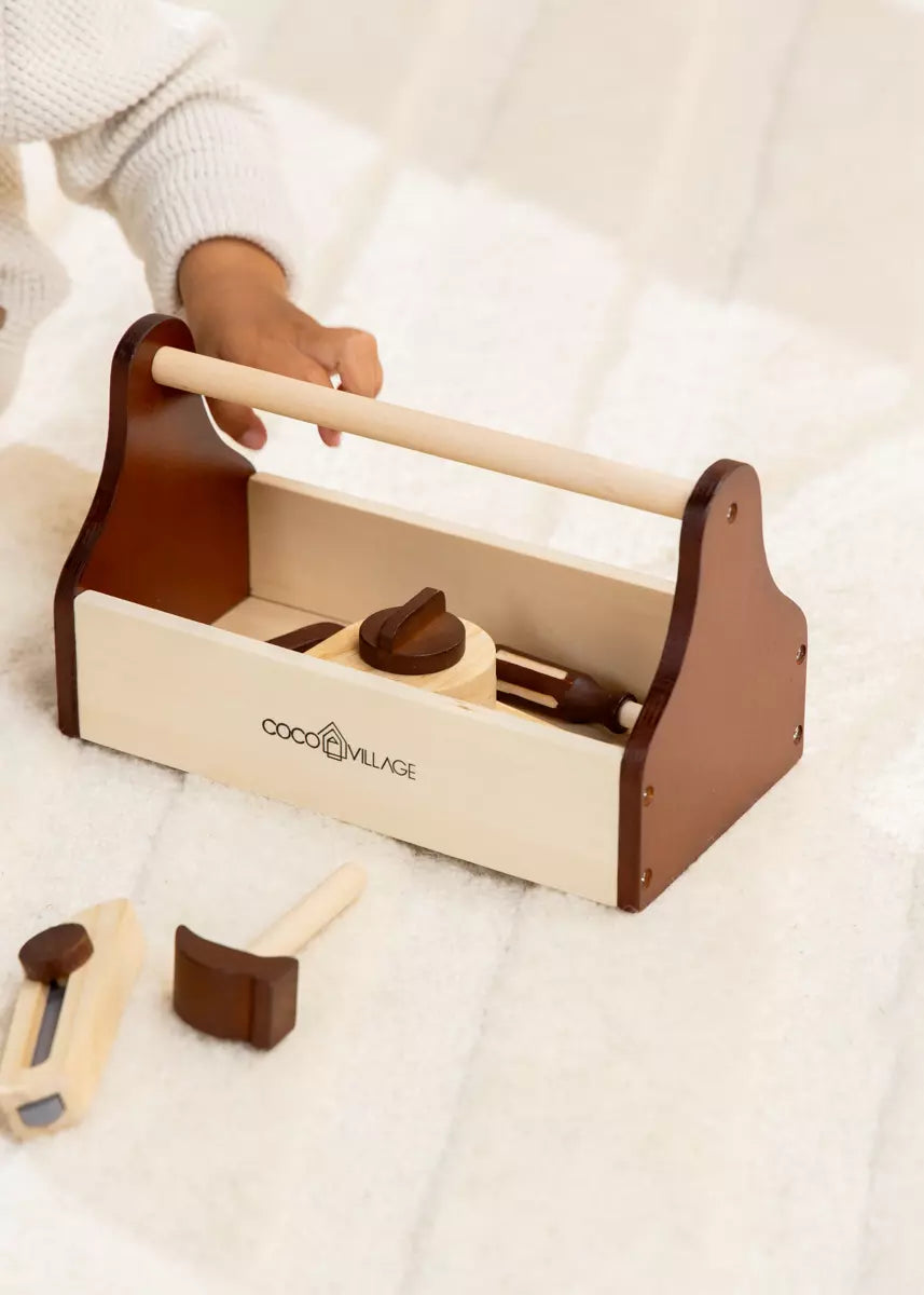 Image of Wooden Tool Playset
