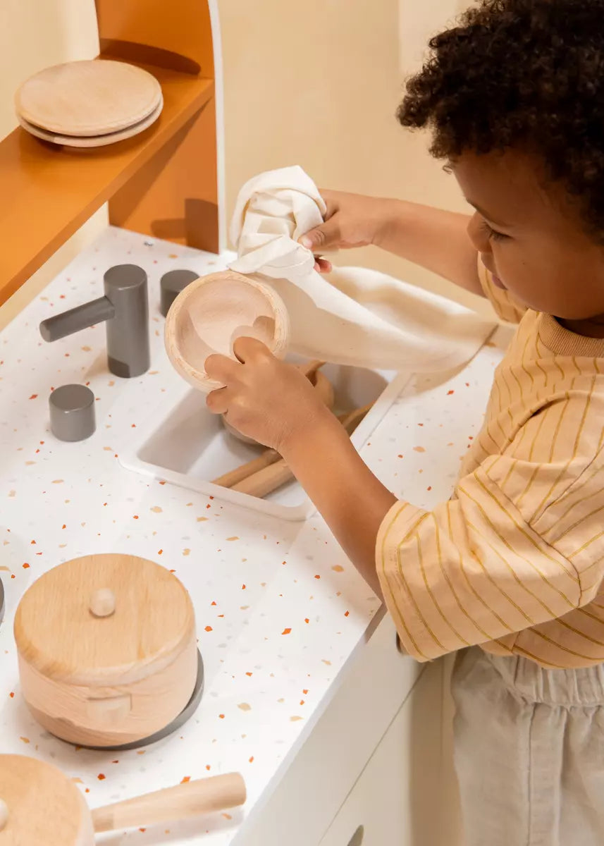 Image of Wooden Dinnerware Playset (12 Pcs)