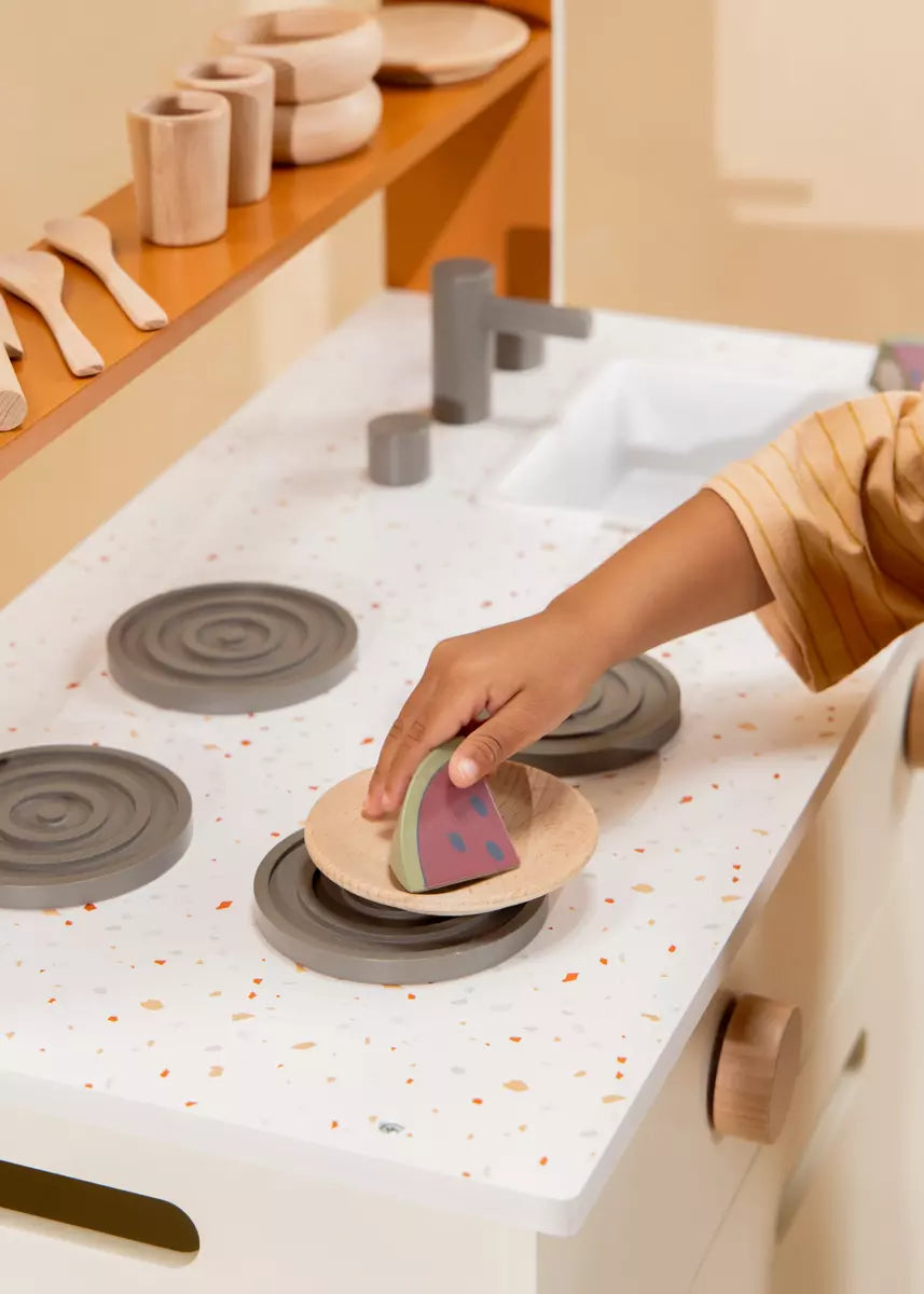 Image of Wooden Dinnerware Playset (12 Pcs)