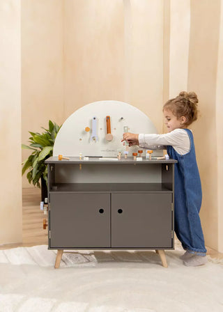 Ensemble de jeu d'établi en bois