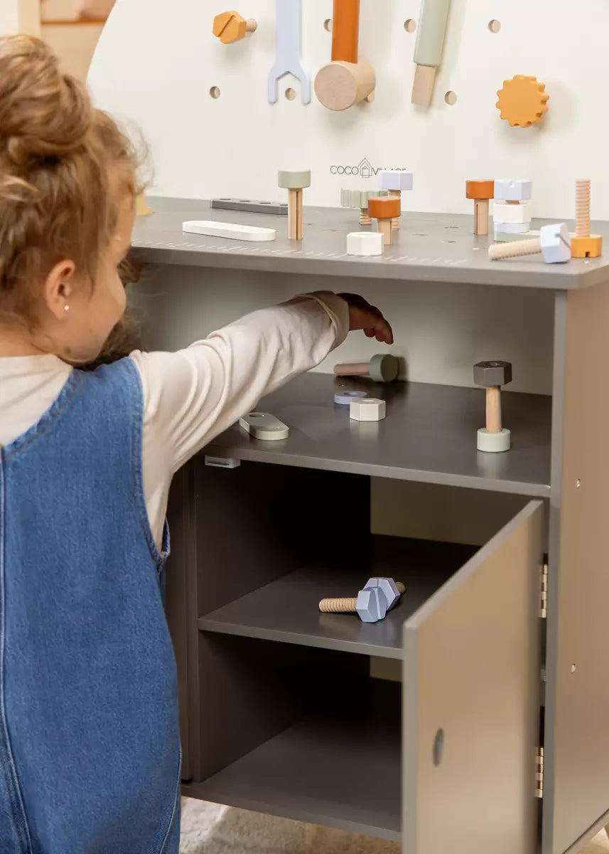 Image of Ensemble de jeu d'établi en bois